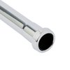 Everflow Slip Joint Extension Tube for Tubular Drain Applications, 17GA Chrome Plated Brass 1-1/2"x12" 52412